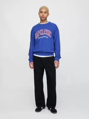 Pánska mikina GAP CLASSIC LOGO SWEATSHIRT 744748-02 DAZZLING BLUE