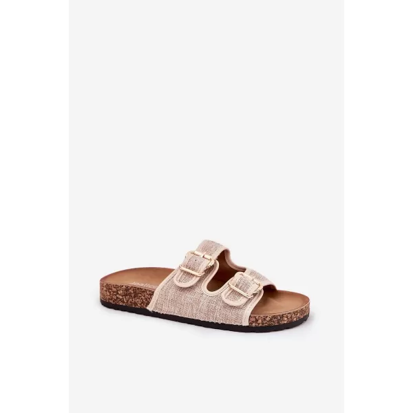  Dámske šľapky BOTO OSOFFE 36218 BEIGE 