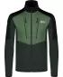 Pánska mikina powerfleece NORDBLANC GROAN NBWFM8282 TMAVO ZELENÁ