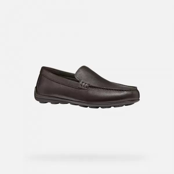  Pánske mokasíny GEOX SPHERICA EC16 G002878 TMAVO HNEDÁ 