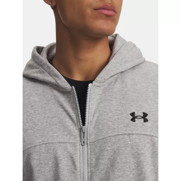  Pánska mikina UNDER ARMOUR RIVAL LW FZ 6009346-011 ŠEDÁ 
