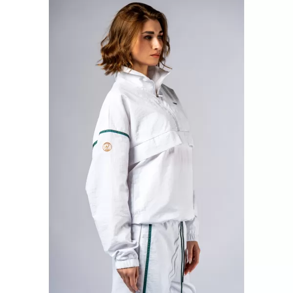  Clubhouse mikina na polovičný zips CLUB DOR 644 WHITE Nebbia 