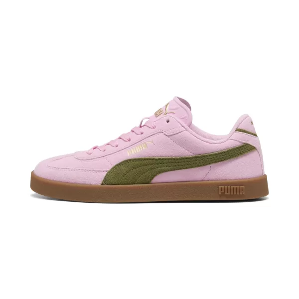  Čižmy PUMA CLUB II ERA SUEDE 400717_31 RUŽOVÝ LESK/OLIVOVO ZELENÁ 