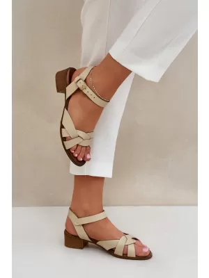 Dámske sandále ZAZOO 40372 BEIGE