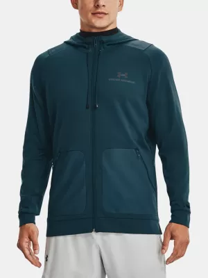 Pánska mikina UNDER ARMOUR RUSH ALL PURPOSE FZ HD MODRÁ