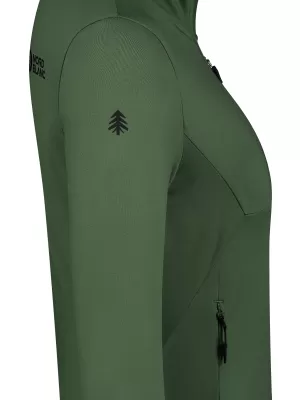 Dámska mikina powerfleece NORDBLANC SEDGE NBWFL8291 ZELENÁ