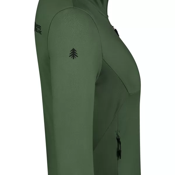  Dámska mikina powerfleece NORDBLANC SEDGE NBWFL8291 ZELENÁ 