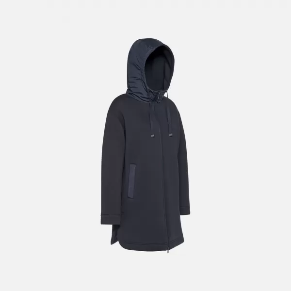  Dámska parka GEOX SWEATER G012426 TMAVO MODRÁ 