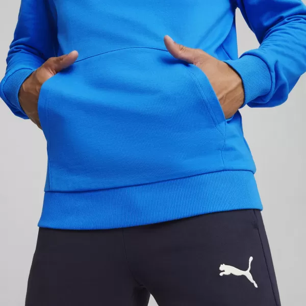  Pánska mikina PUMA TEAMGOAL CASUALS HOODY 658618_02 IGNITE BLUE/ ZAPÁLIŤ MODRÁ/PUMA BIELA 