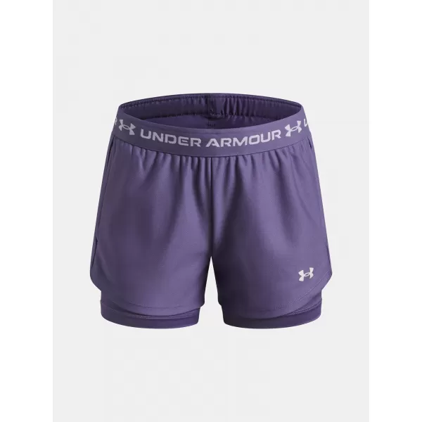  Dievčenské kraťasy UNDER ARMOUR UA TECH PLAY UP 2N1 SHORT 6004985-520 FIALOVÁ 