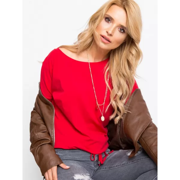  Dámska blúzka BASIC FEEL GOOD RV-BZ-5122.11P RED 