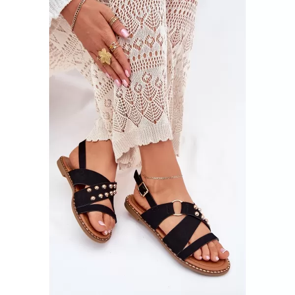  Dámske sandále BOTO ZANIRA 38208 BLACK 