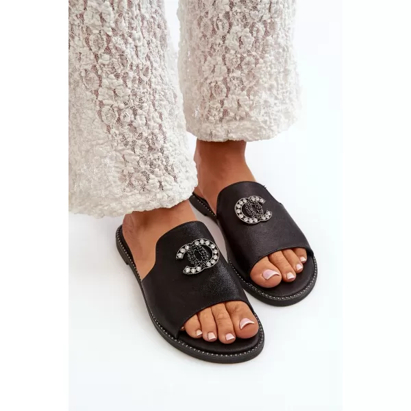 Dámske žabky S.BARSKI KV27-050 BLACK 