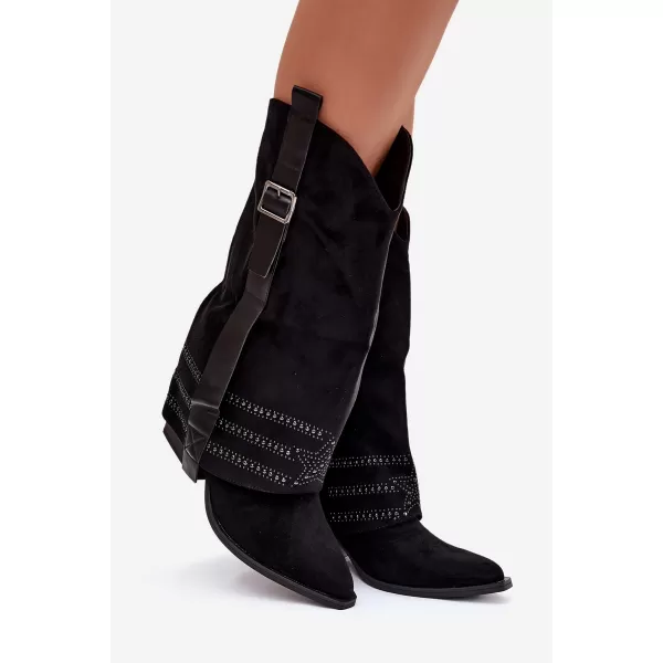  Dámske čižmy BOTO CAMILORA 40916 BLACK 