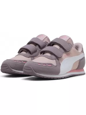 Detská obuv PUMA CABANA RACER SL 20 V PS 383730-22 FIALOVÁ HMLA/BIELY/SLIVKOVÝ LEKVÁR