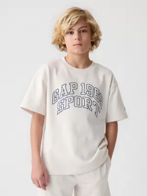 Detské tričko GAP LOGO CREW TOP 432540-00 CARLS STONE