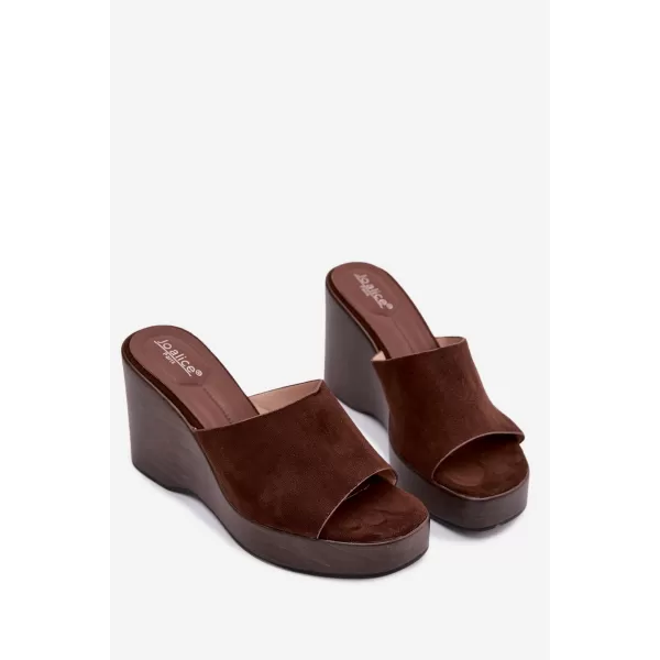  Dámske šľapky BOTO RAVELIA 41349 BROWN 