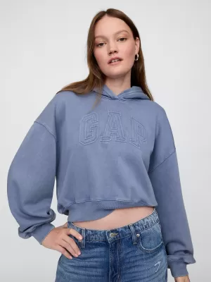 Dámska mikina GAP LOGO PULLOVER HOODIE 746918-01 BAINBRIDGE BLUE
