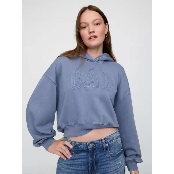  Dámska mikina GAP LOGO PULLOVER HOODIE 746918-01 BAINBRIDGE BLUE 
