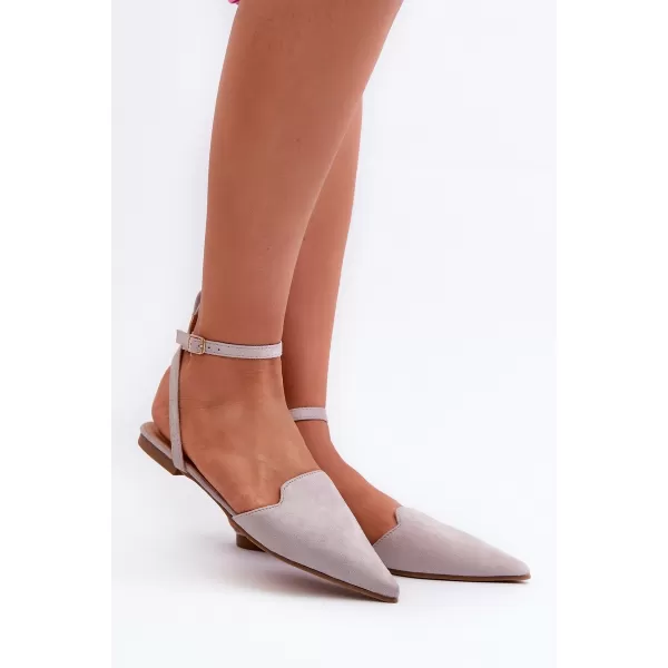  Dámske baleríny BOTO ELLESARA 32771 GREY 