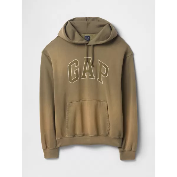  Pánska mikina GAP LOGO PULLOVER HOODIE 745166-00 THYME 