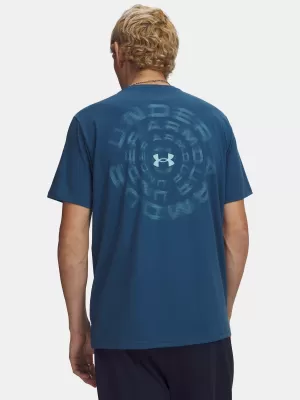 Pánske tričko UNDER ARMOUR M BLUR WM SS 6009248-498 MODRÁ