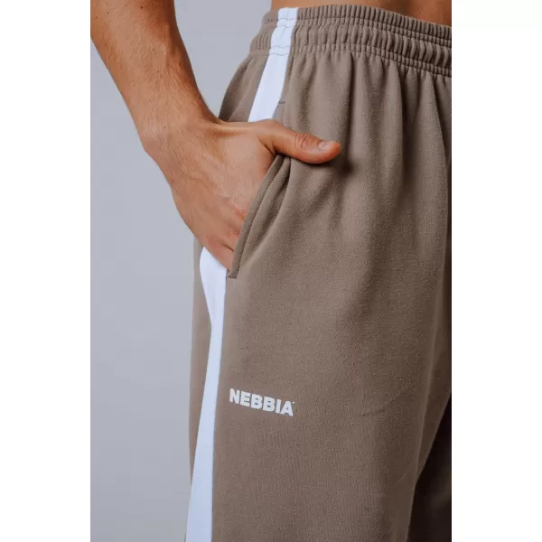 Tepláky voľného strihu POWER 904 LIGHT BROWN ASH Nebbia 