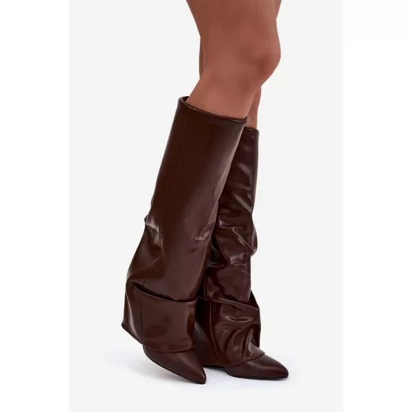  Dámske čižmy BOTO ELIVIRA 40512 BROWN 