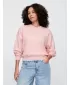 Dámska mikina GAP LOGO WEDGE NECK SWEATSHIRT 714869-01 MISTY ROSE