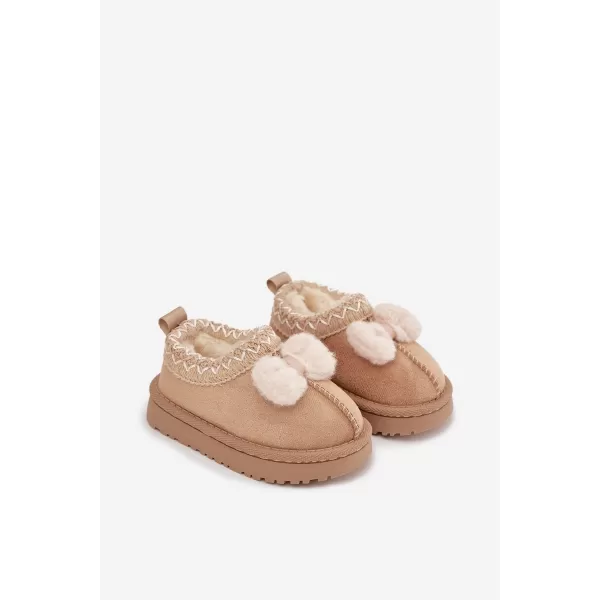  Detské snehule BOTO DAVEN 40657 BEIGE 