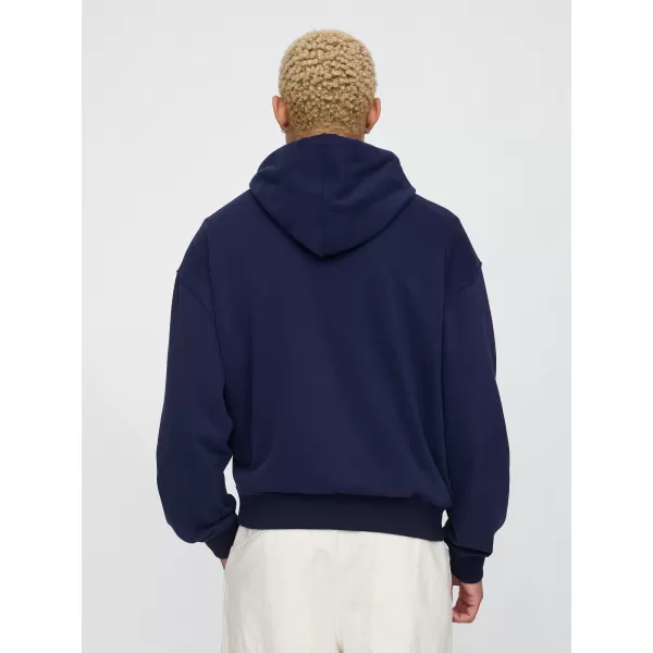  Pánska mikina GAP LOGO PULLOVER HOODIE 744731-00 NAVY UNIFORM 