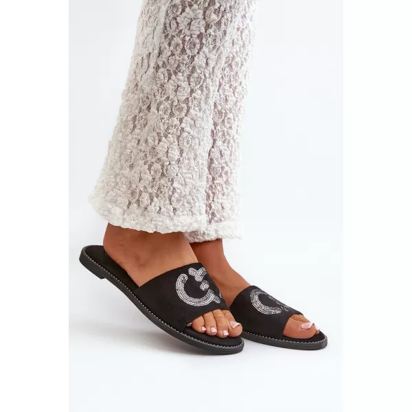  Dámske žabky S.BARSKI KV27-052 BLACK 