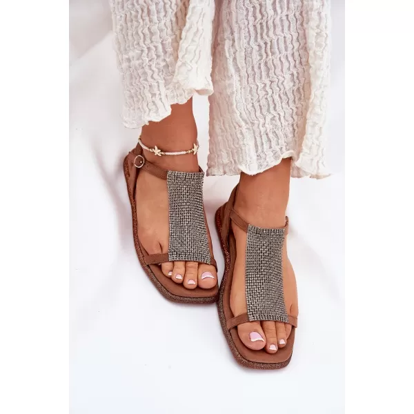  Dámske sandále ARTIKER 56C1365 BROWN 