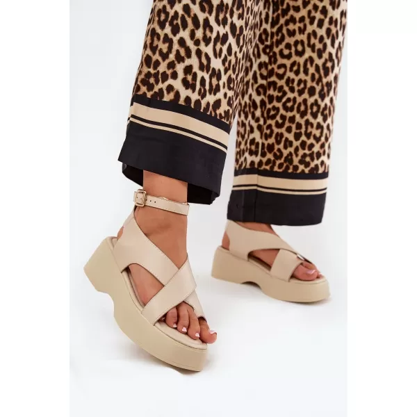  Dámske sandále BOTO TENZORUS 36261 BEIGE 