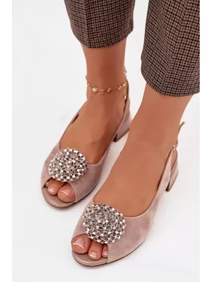Dámske sandále D&A CR61-3030 BEIGE