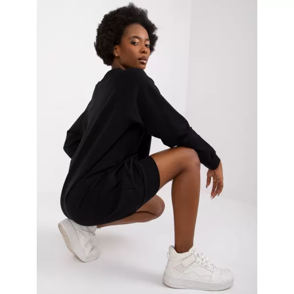  Dámske šaty BASIC FEEL GOOD RV-TU-5184.93P NOIRE 