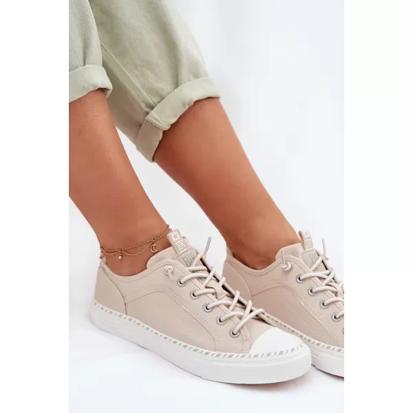  Dámske tenisky BIG STAR TT274387 BEIGE Big Star Shoes 