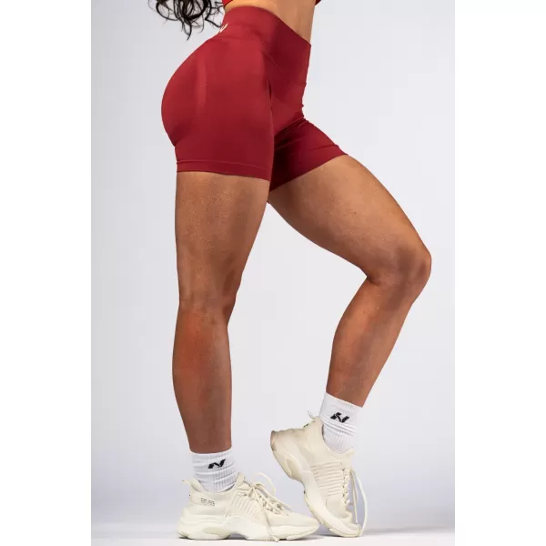  Push-up šortky s vysokým pásom POWER 893 RED Nebbia 