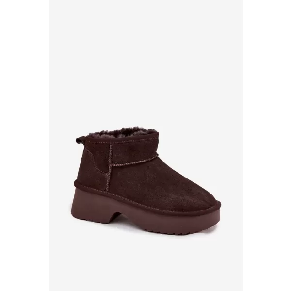  Dámske snehule BOTO MILORA 40097 BROWN 