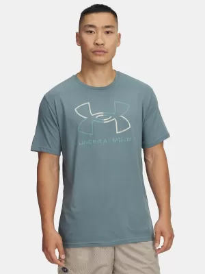 Pánske tričko UNDER ARMOUR UA GL FOUNDATION UPDATE SS 1382915-587 MODRÁ