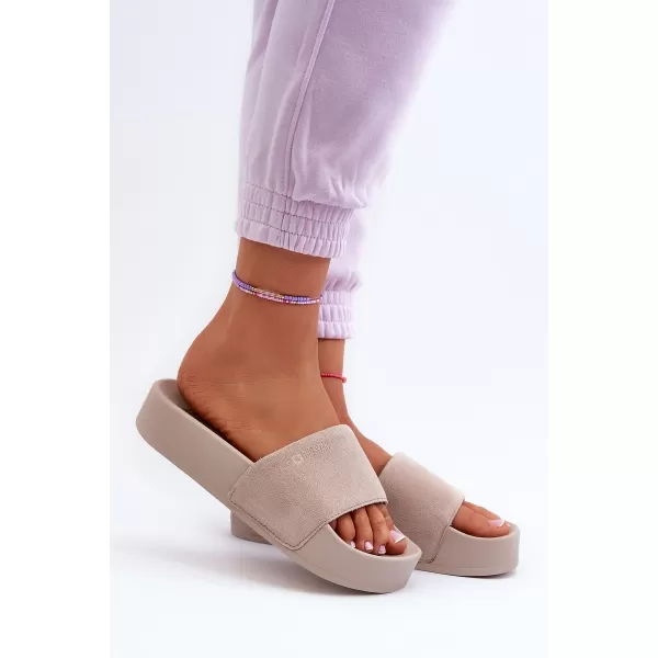  Dámske topánky BIG STAR NN274A671 BEIGE Big Star Shoes 