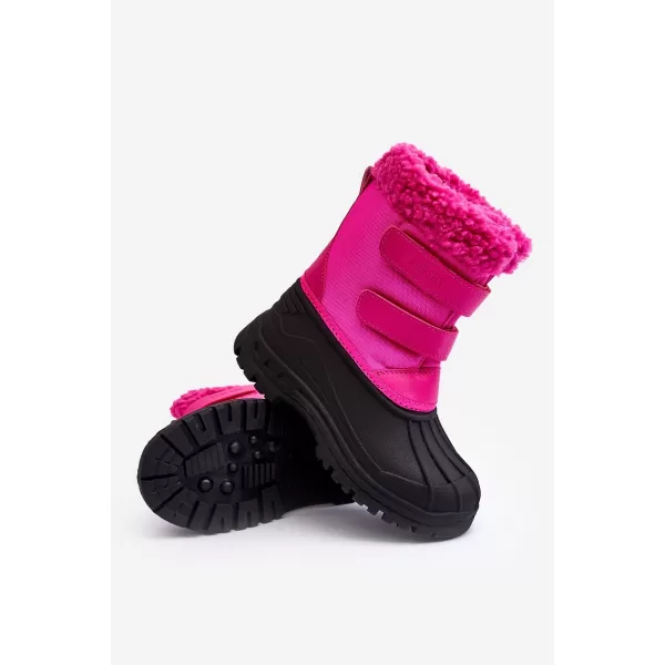  Detské zimné topánky BIG STAR MM374112 FUCHSIA/BLACK Big Star Shoes 