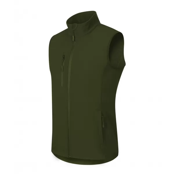  Pánska softshellová vesta ALTISPORT NoPrint NP/ALM865 MILITARY 