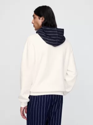 Pánska mikina GAP LOGO HOODIE PULLOVER 645967-02 NEW OFF WHITE