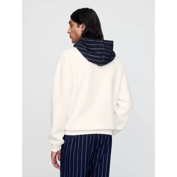  Pánska mikina GAP LOGO HOODIE PULLOVER 645967-02 NEW OFF WHITE 