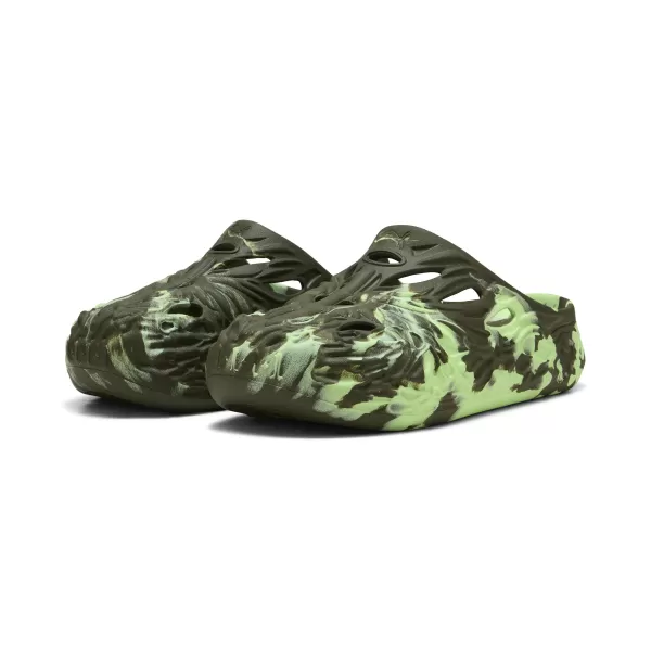  Šľapky PUMA MB.04 SLIDE 397665_14 DARK OLIVE/FIZZY LIGHT 