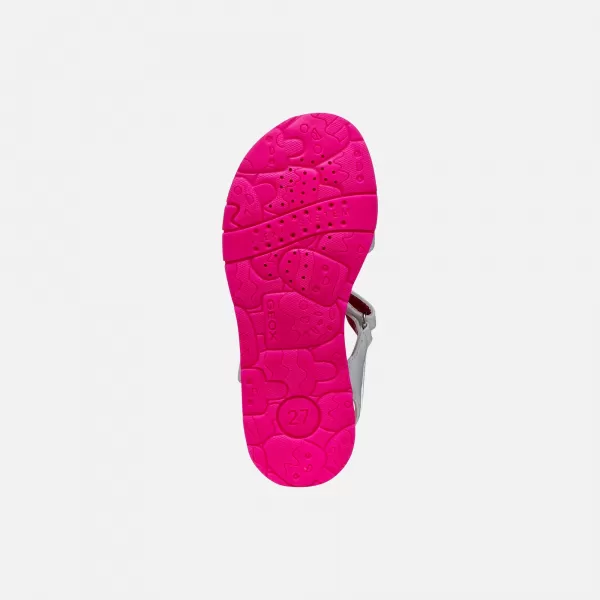  Dievčenské sandále GEOX JOYFOOT J65P1C000HHC1441 BIELA 