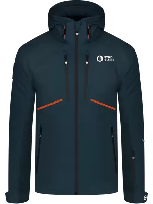 Pánska lyžiarska bunda NORDBLANC BRAN NBWJM8294 MODRÝ LÚČ