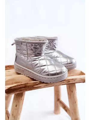 Detské snehule BIG STAR KK374241 SILVER Big Star Shoes