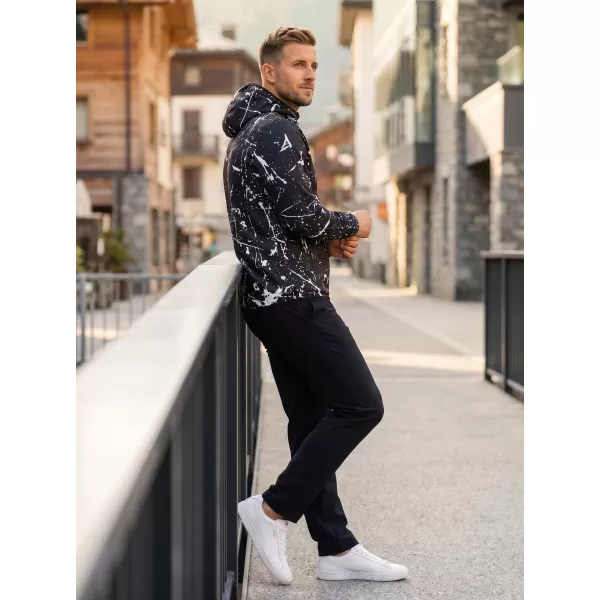  Pánska softshellová bunda premium ALTISPORT VOJ/ALM034JACK01 ČIERNA 